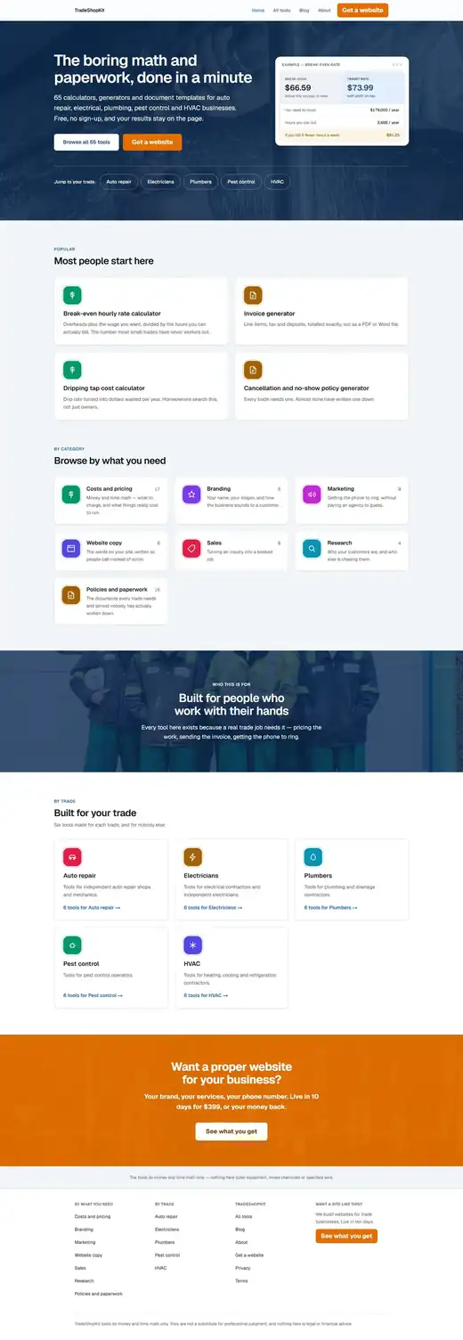 TradeShopKit